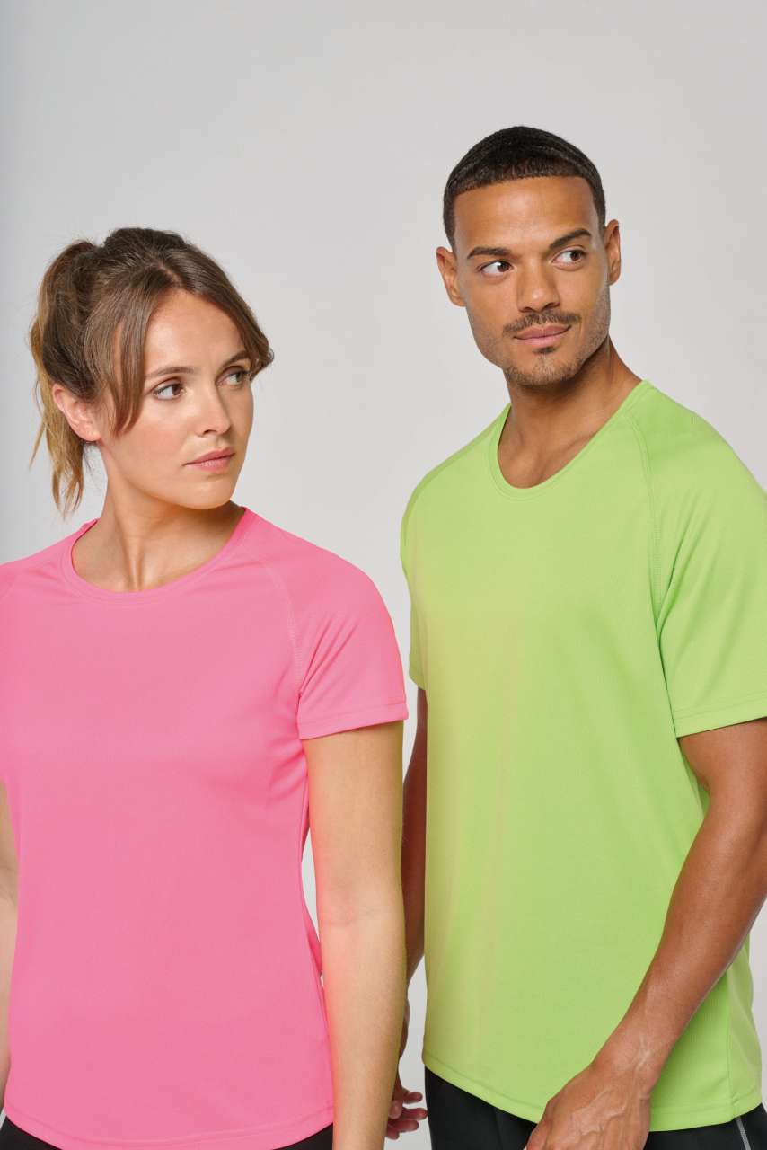 LADIES' SHORT-SLEEVED SPORTS T-SHIRT