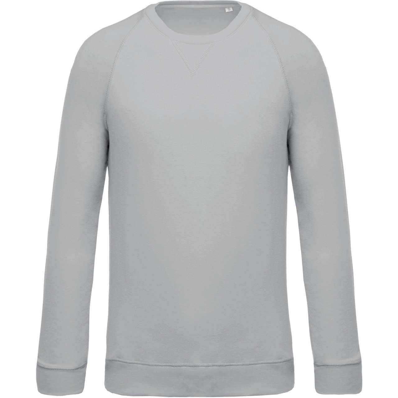 SWEAT-SHIRT HOMME EN COTON BIOLOGIQUE À COL RAS DU COU ET MANCHES RAGLAN