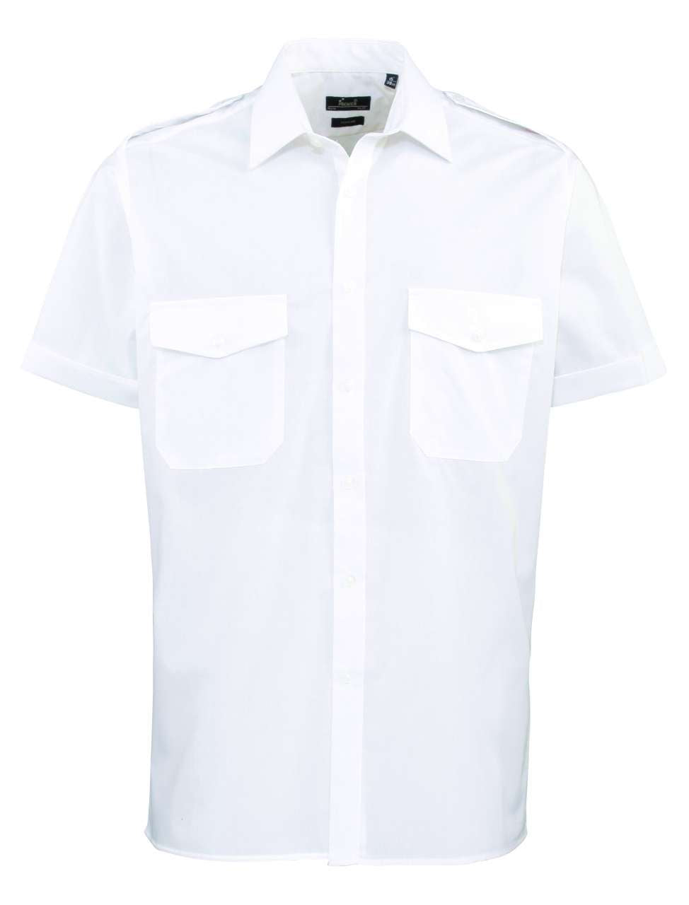 CHEMISE PILOTE À MANCHES COURTES POUR HOMME