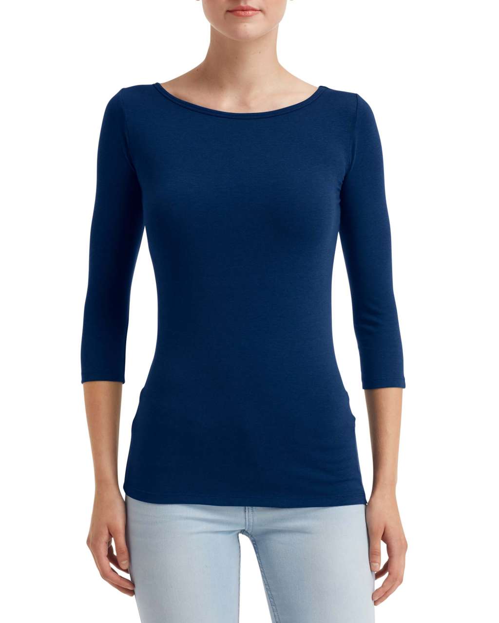 WOMEN'S STRETCH 3/4 SLEEVE TEE