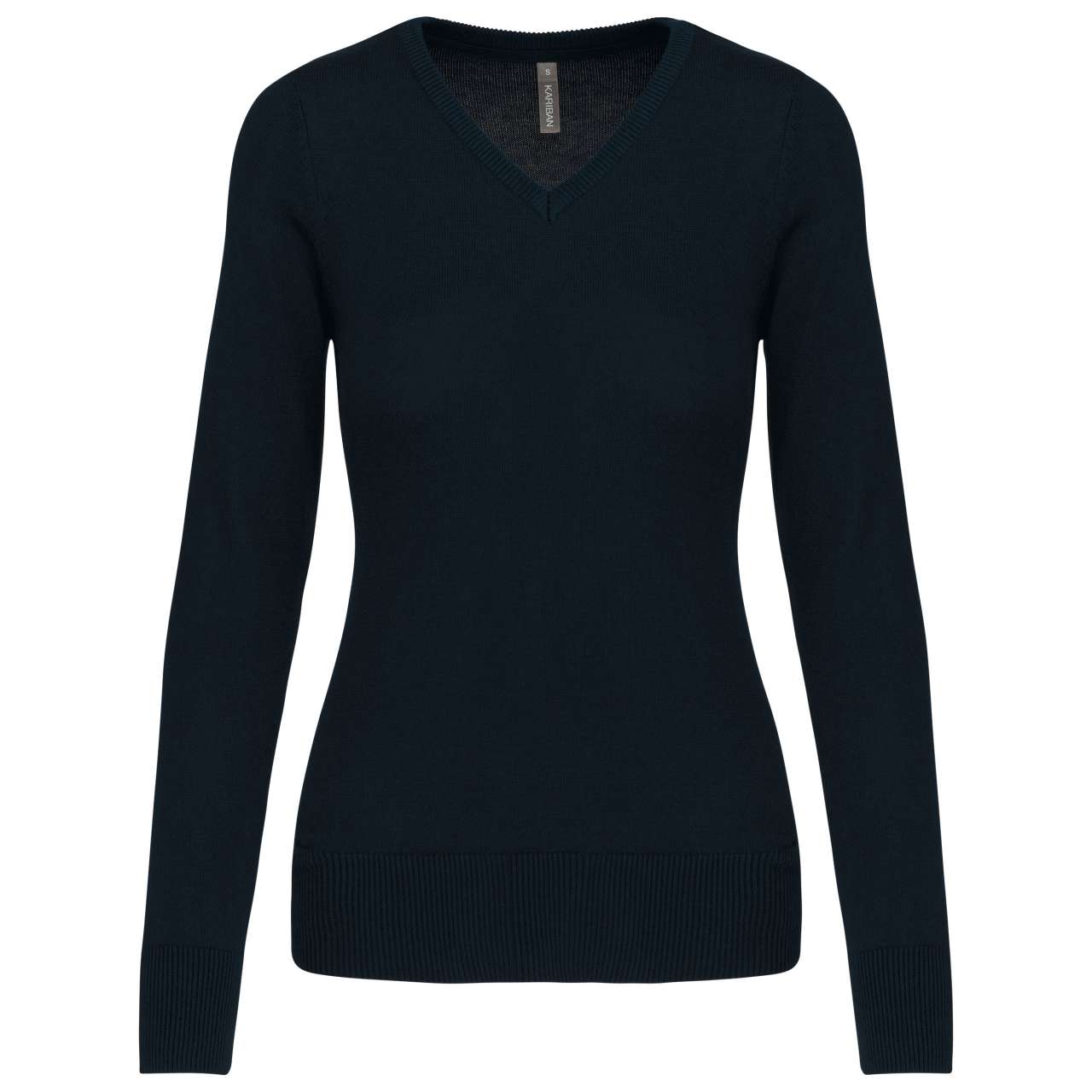 LADIES' V-NECK JUMPER