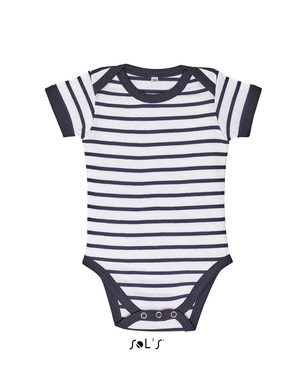 SOL'S MILES BABY - BODY À RAYURES