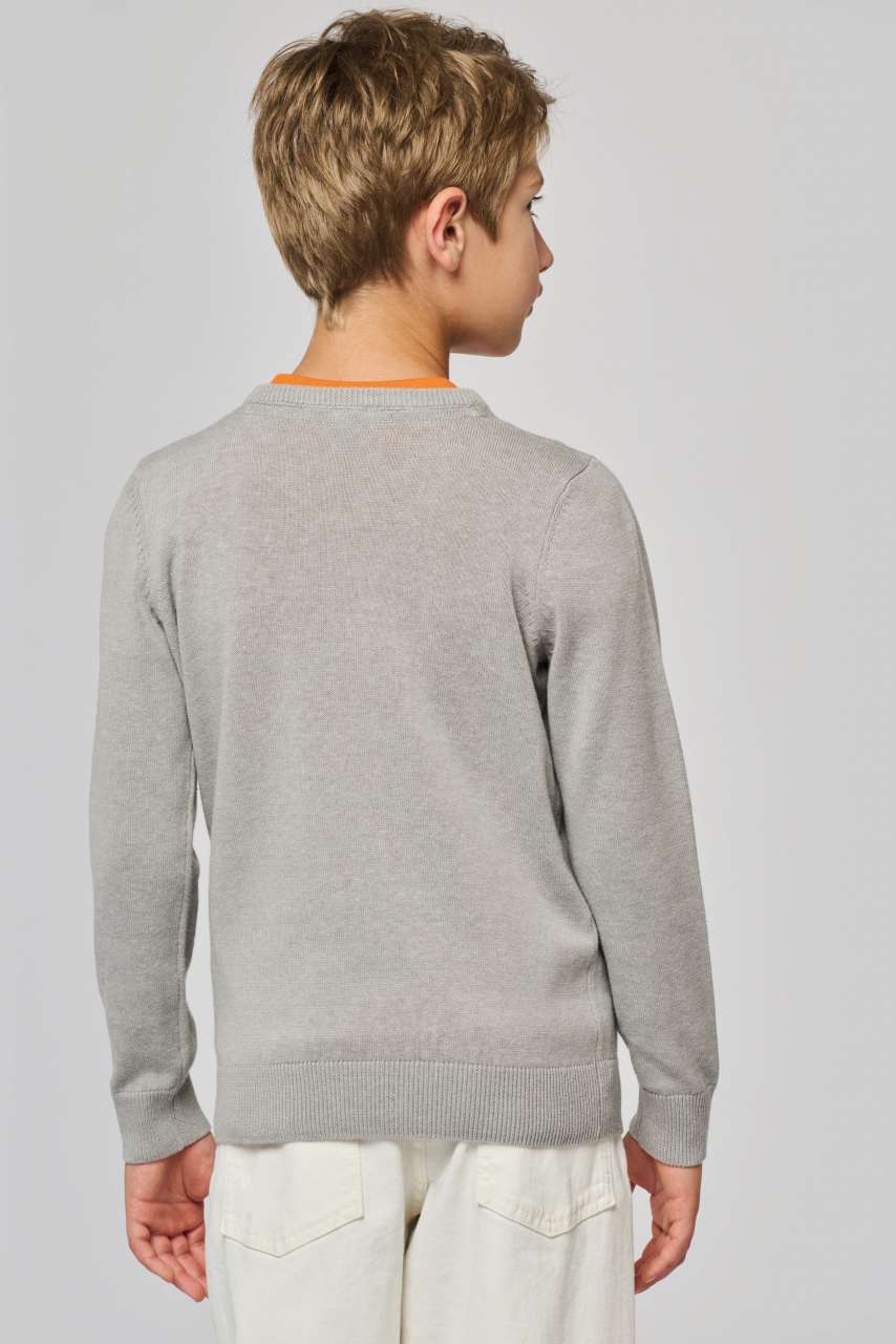 PULL COL EN V POUR ENFANT