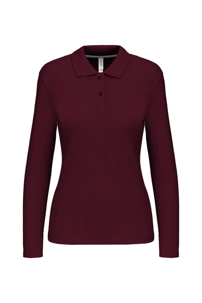 LADIES' LONG-SLEEVED POLO SHIRT