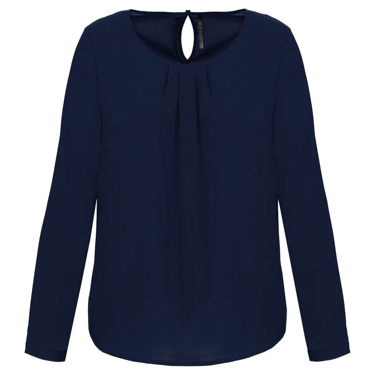BLOUSE EN CRÊPE À MANCHES LONGUES POUR FEMME
