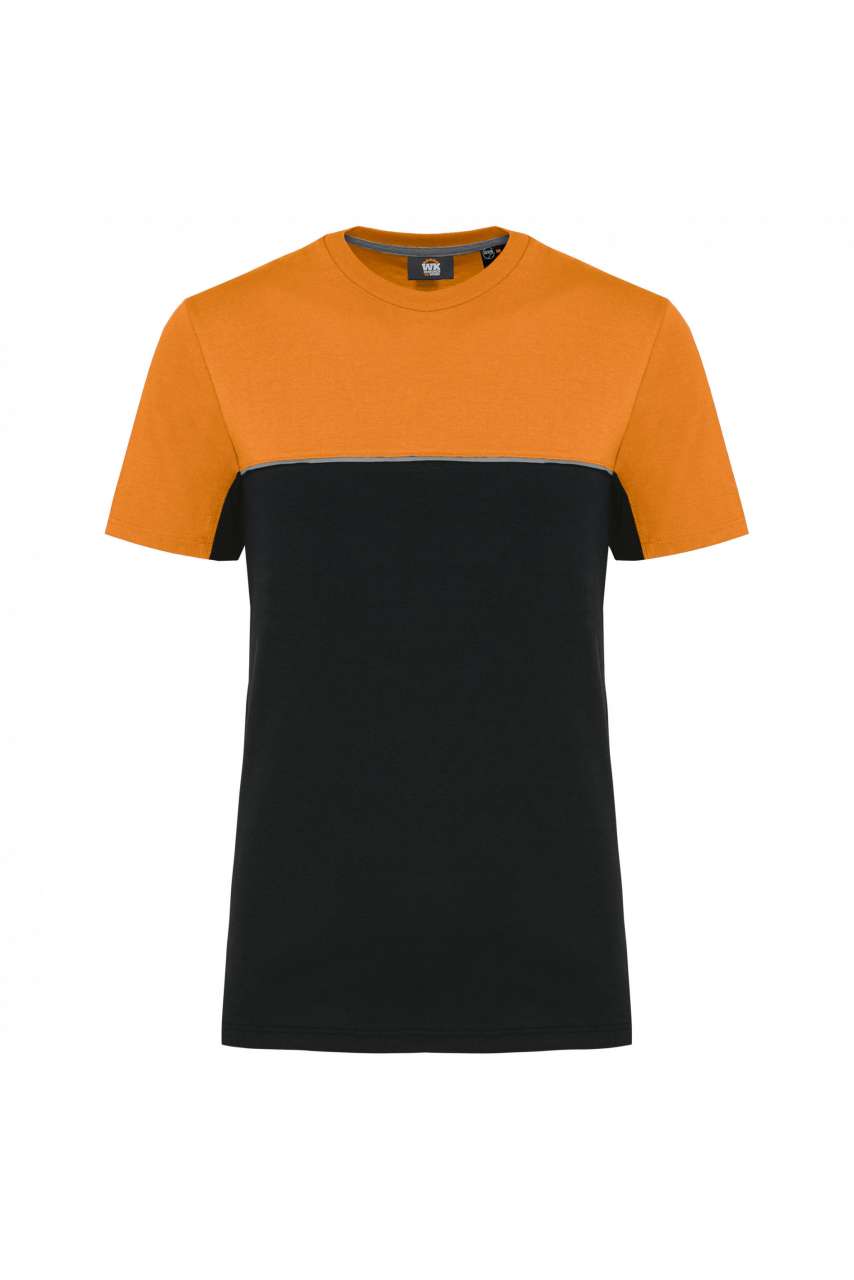 UNISEX ECO-FRIENDLY SHORT SLEEVE TWO-TONE T-SHIRT