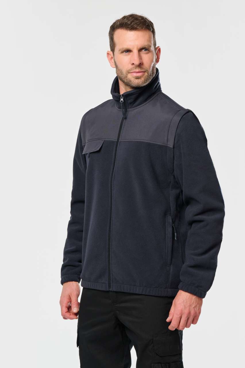 VESTE POLAIRE À MANCHES AMOVIBLES