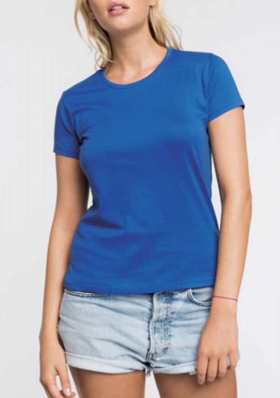LADIES' CREW NECK SHORT SLEEVE T-SHIRT