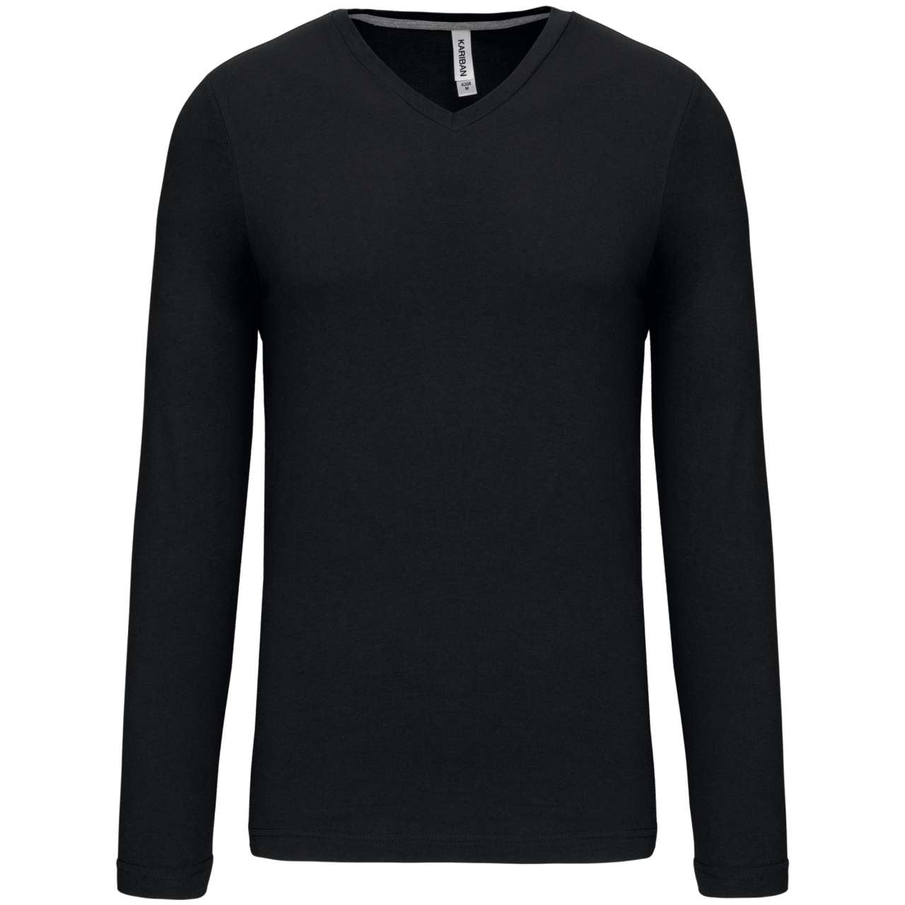 MEN'S LONG-SLEEVED V-NECK T-SHIRT