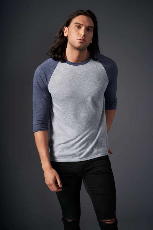 ADULT TRI-BLEND ¾ SLEEVE RAGLAN TEE