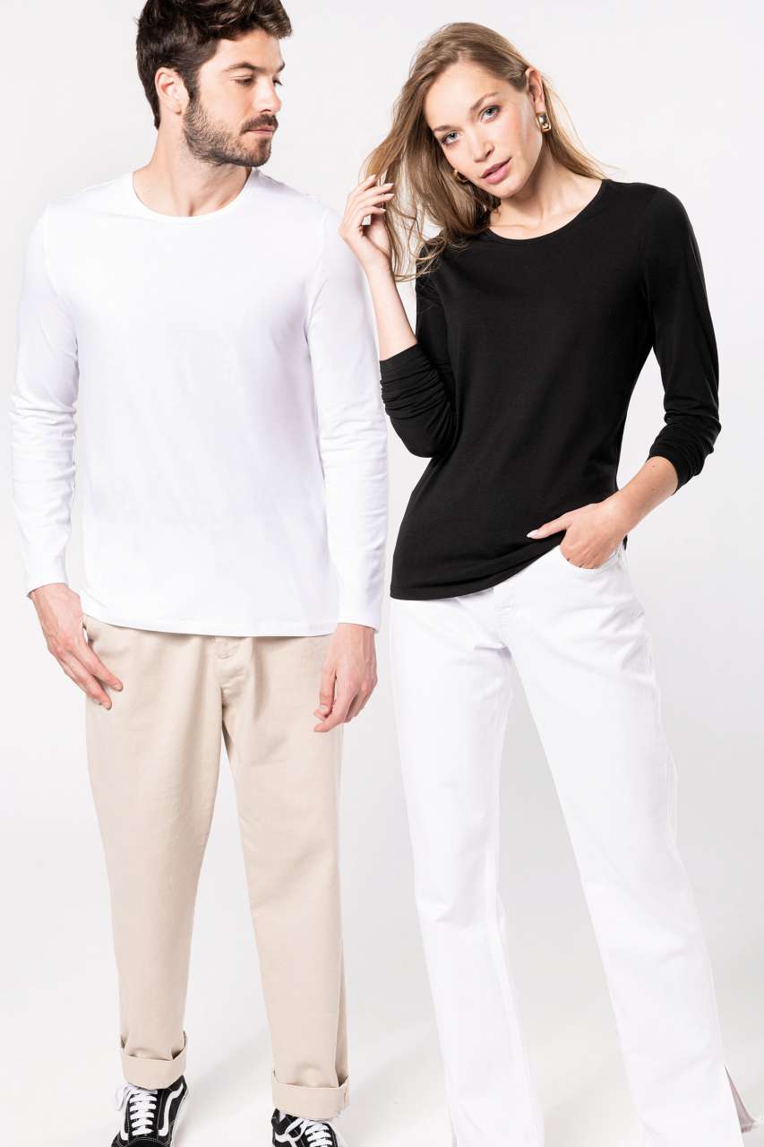 MEN'S LONG-SLEEVED CREW NECK T-SHIRT