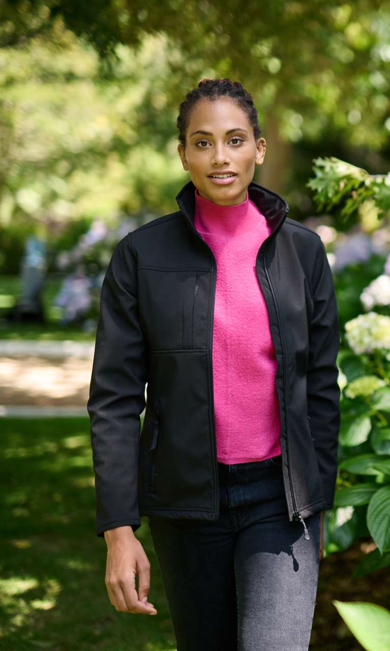 OCTAGON II DRUCKBARE 3-LAGIGE MEMBRAN-SOFTSHELL-JACKE FÜR DAMEN