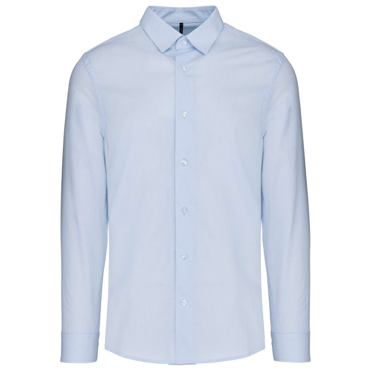 CHEMISE EN POPELINE DE COTON À MANCHES LONGUES POUR HOMME