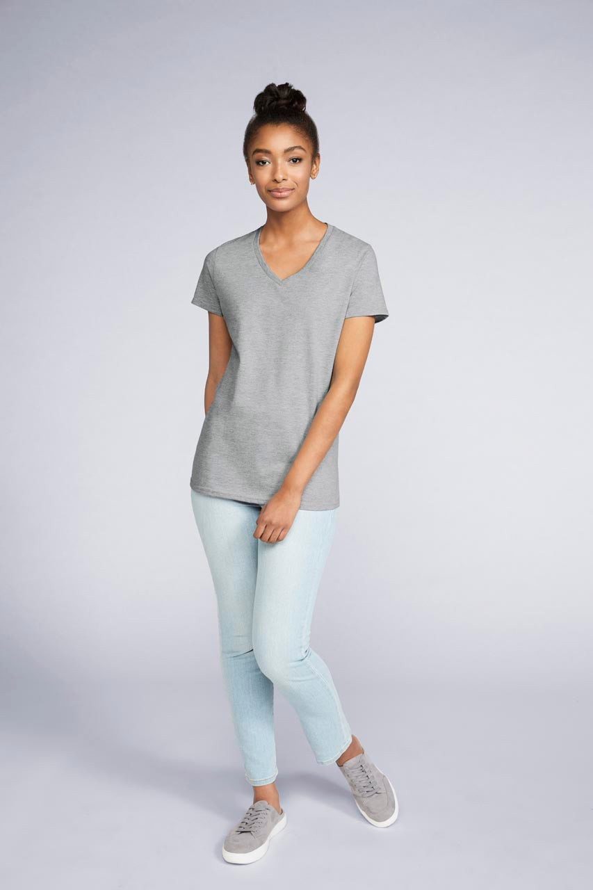 PREMIUM COTTON® LADIES' V-NECK T-SHIRT