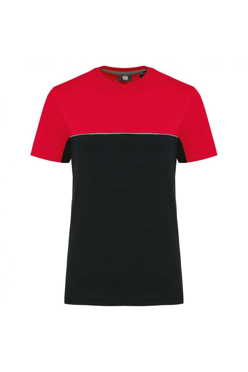 UNISEX ECO-FRIENDLY SHORT SLEEVE TWO-TONE T-SHIRT