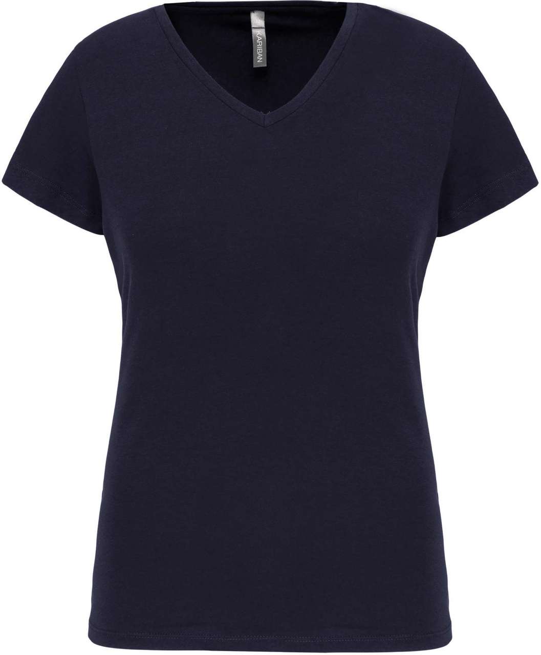 LADIES' SHORT-SLEEVED V-NECK T-SHIRT
