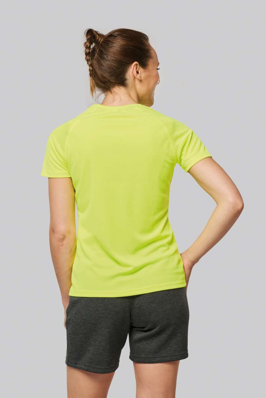 T-SHIRT DE SPORT COL ROND RECYCLÉ POUR FEMME