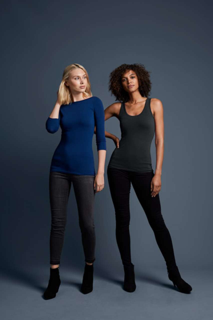 WOMEN'S STRETCH 3/4 SLEEVE TEE