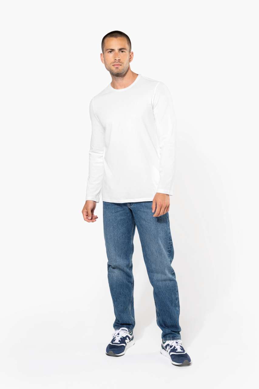 MEN'S LONG-SLEEVED CREW NECK T-SHIRT