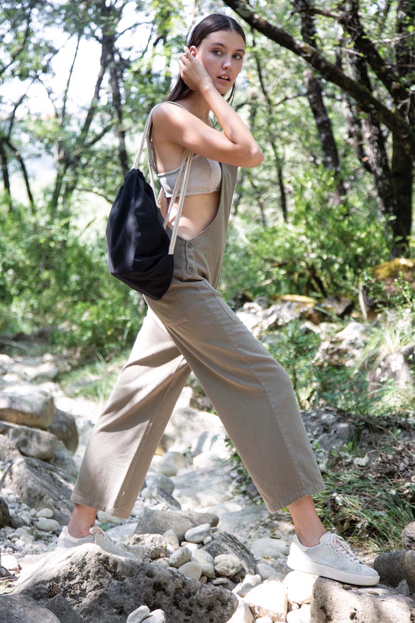 SMALL RECYCLED BACKPACK WITH DRAWSTRING