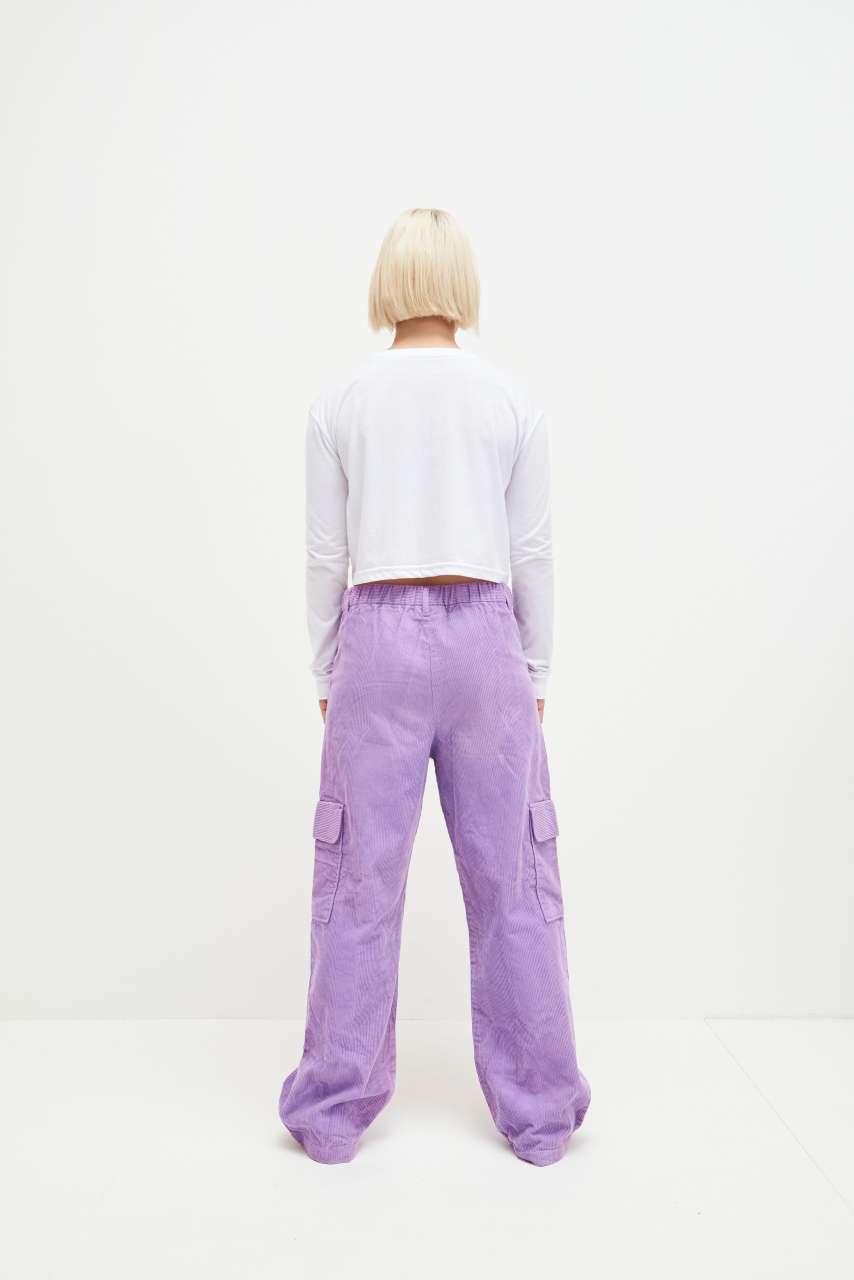 WOMEN'S L/S CROPPED T