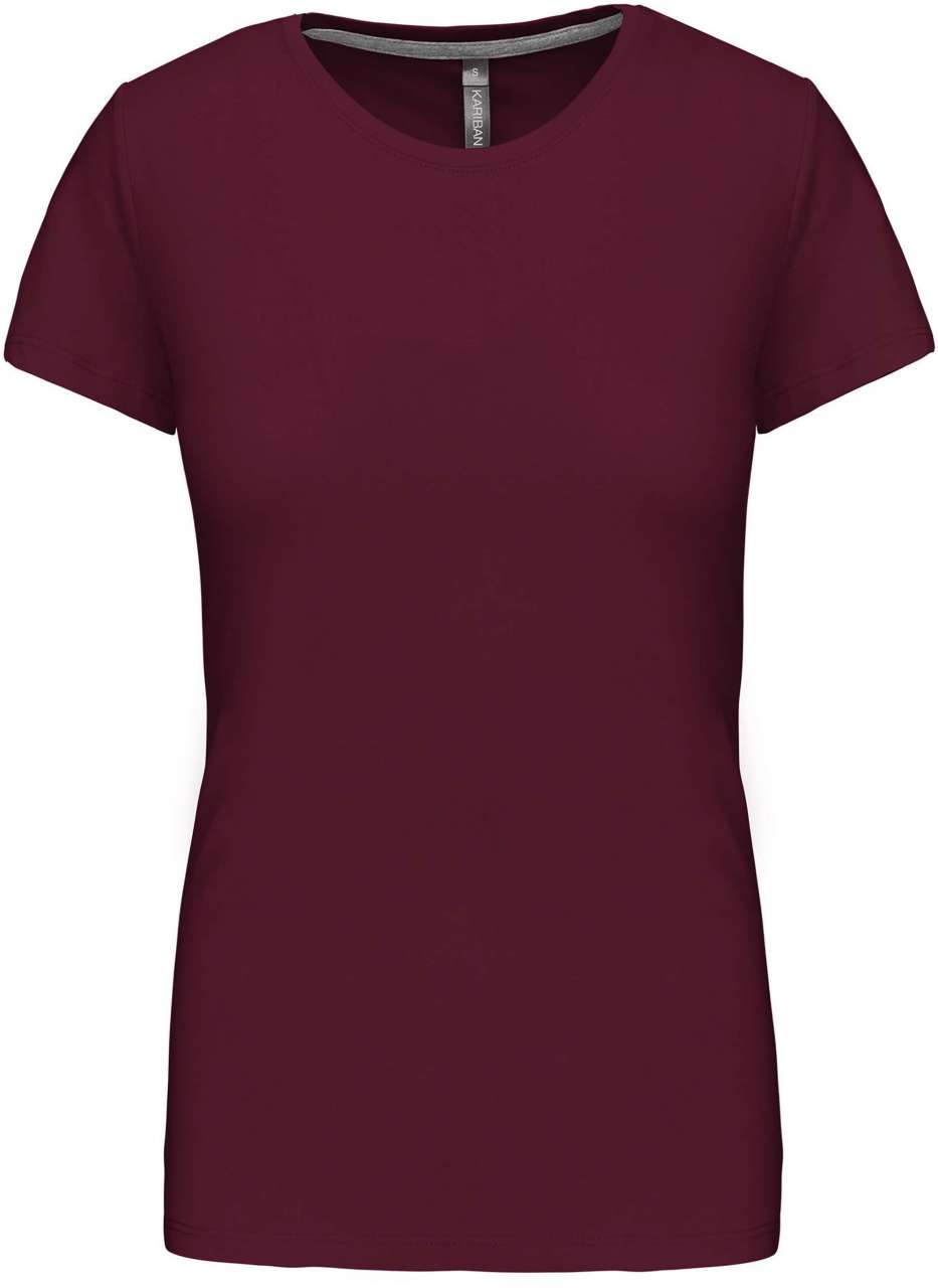 LADIES' SHORT SLEEVE CREW NECK T-SHIRT