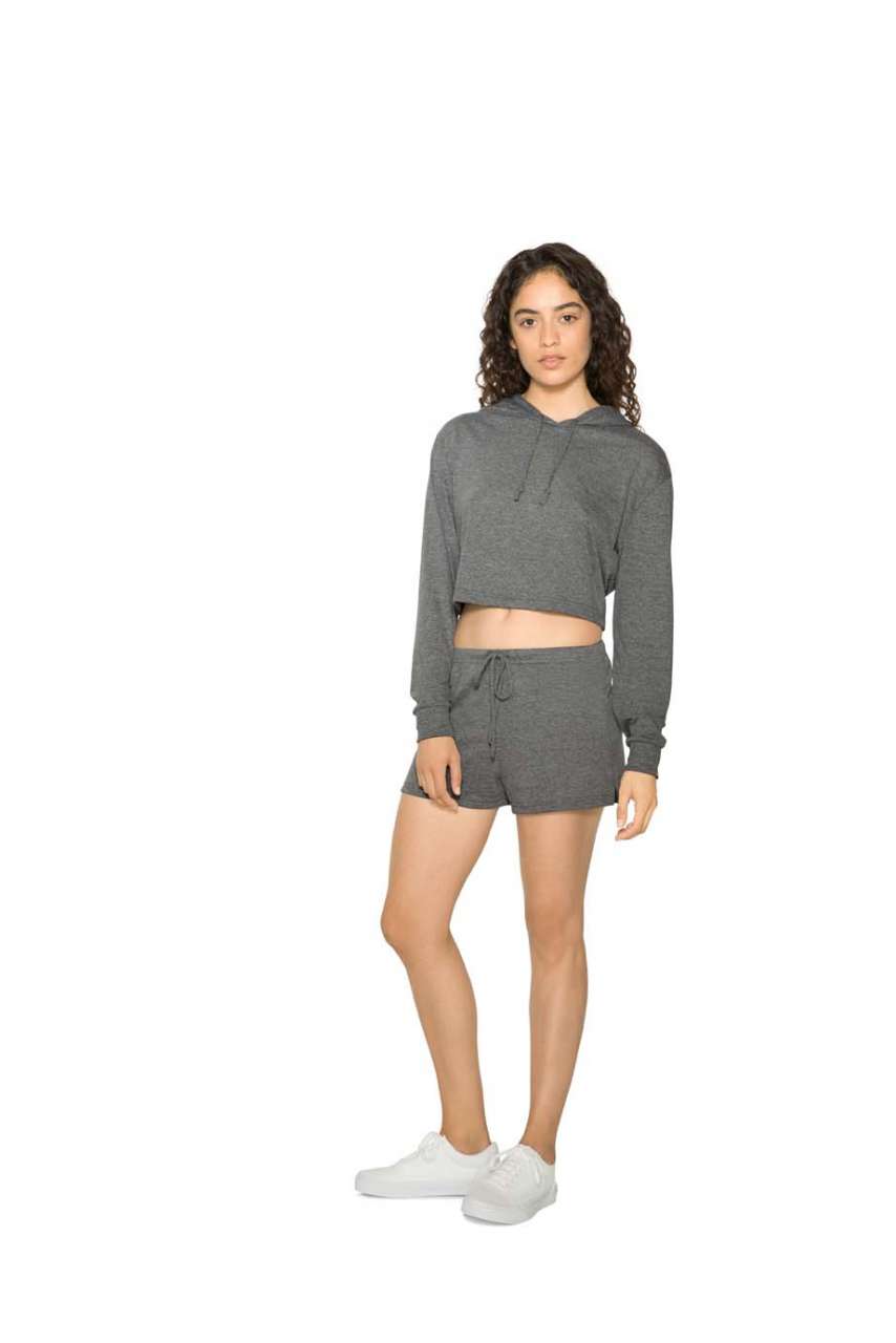 WOMEN'S TRI-BLEND CROPPED HOODIE