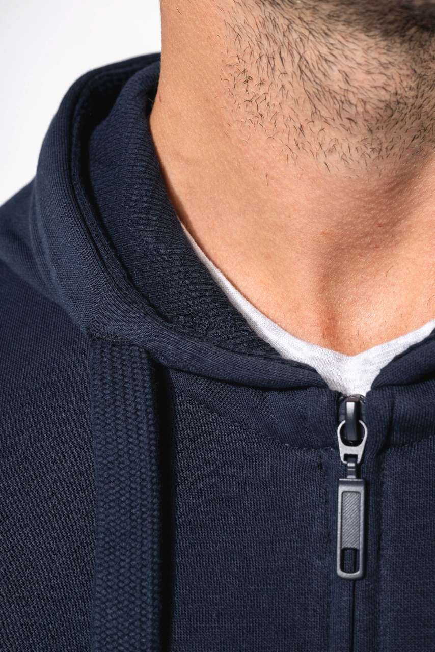 SWEAT-SHIRT À CAPUCHE AVEC FERMETURE ÉCLAIR POUR HOMME