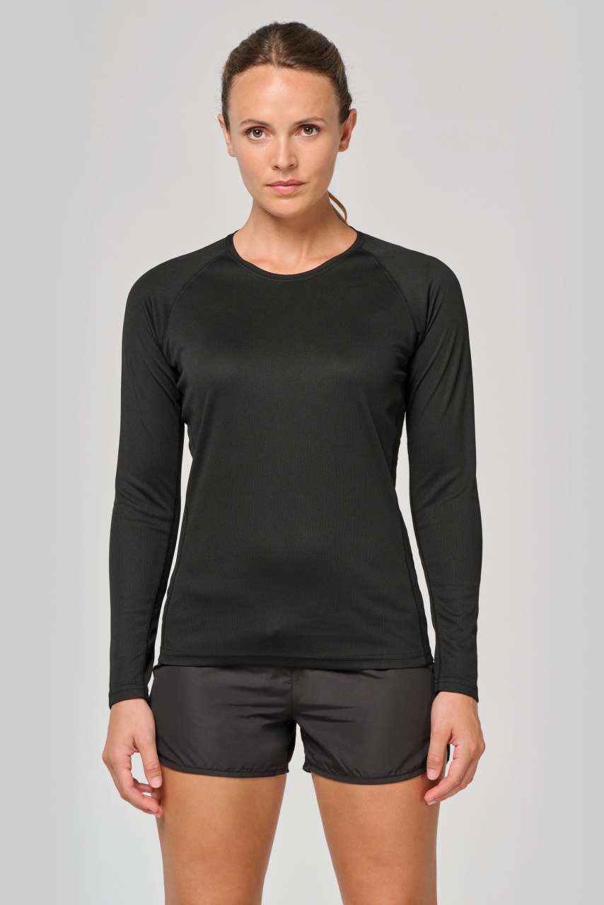 LADIES' LONG-SLEEVED SPORTS T-SHIRT