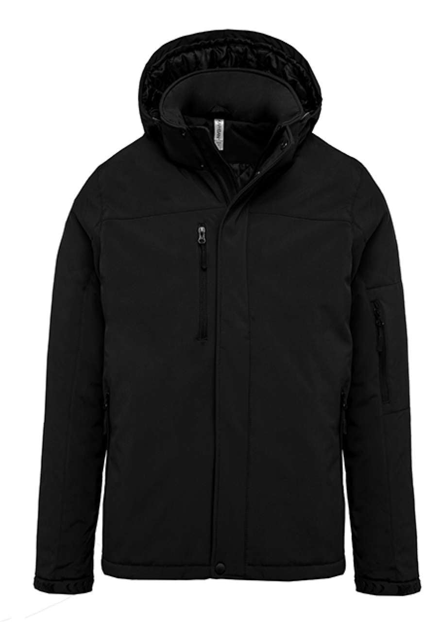 HERRENPARKA MIT KAPUZE UND SOFTSHELL-FUTTER