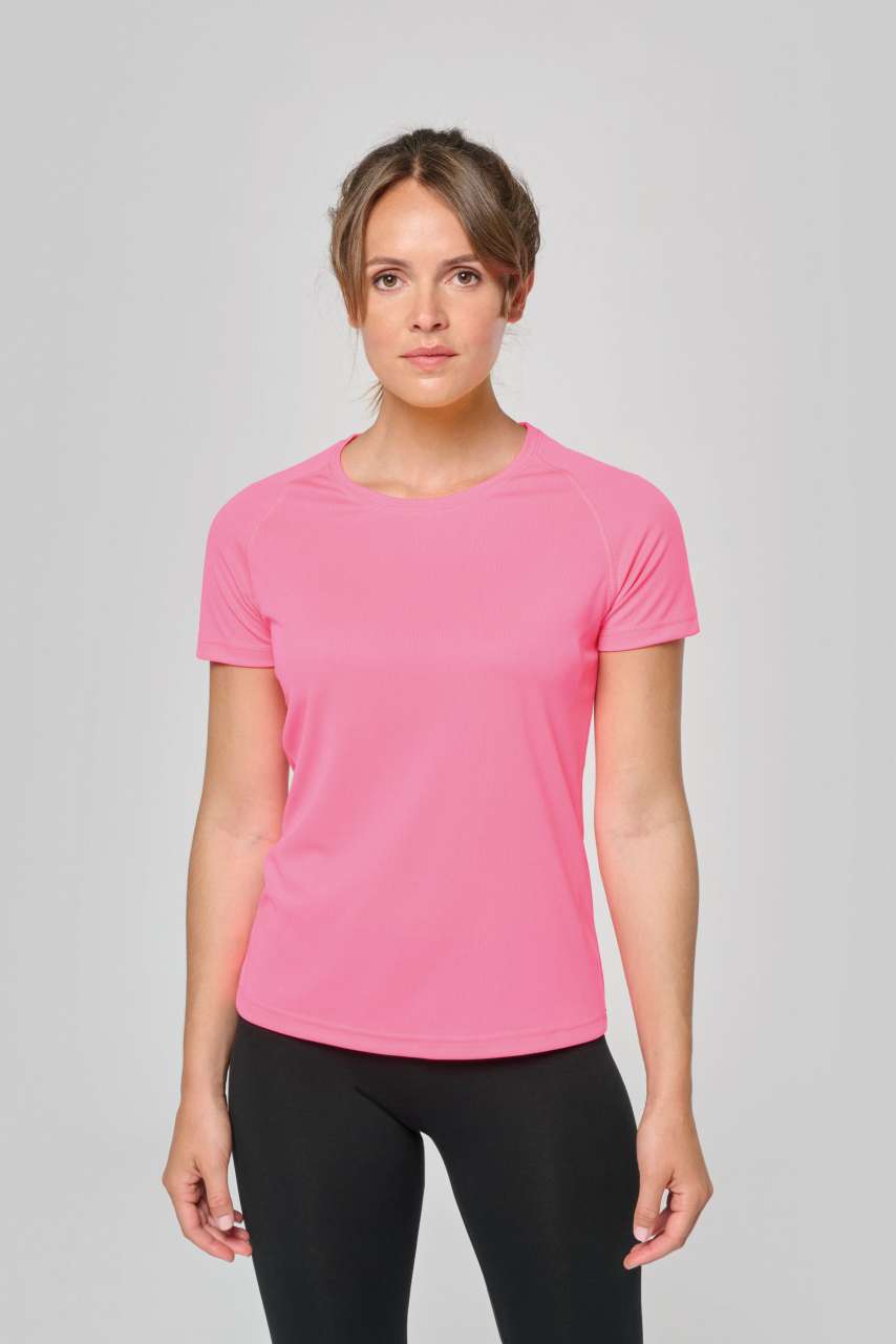 LADIES' SHORT-SLEEVED SPORTS T-SHIRT