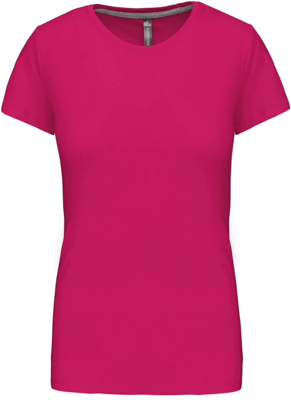 LADIES' SHORT SLEEVE CREW NECK T-SHIRT