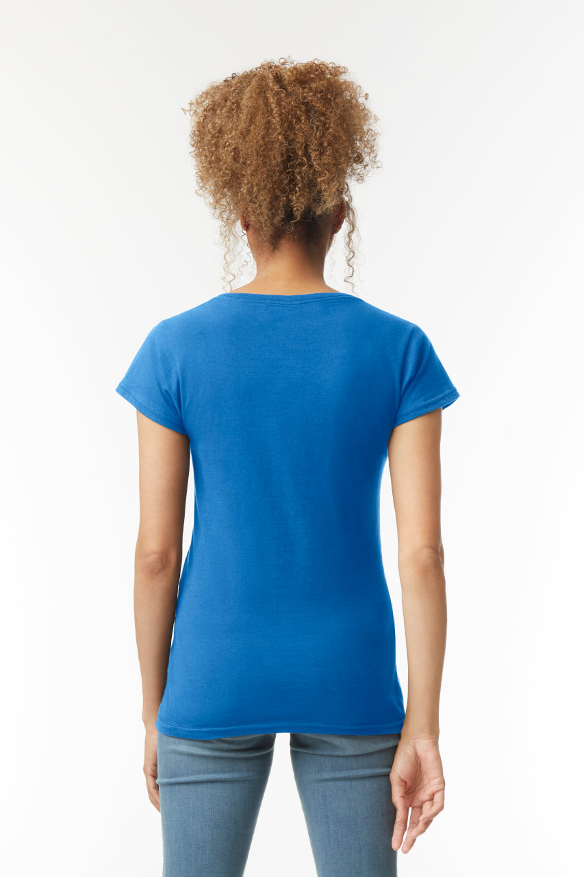 SOFTSTYLE® LADIES' V-NECK T-SHIRT