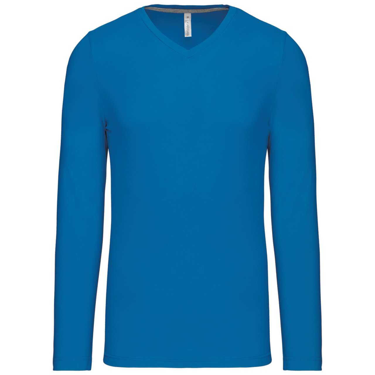 MEN'S LONG-SLEEVED V-NECK T-SHIRT