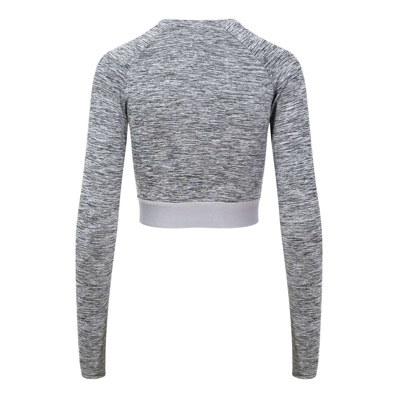 T-shirt court à manches longues pour femme