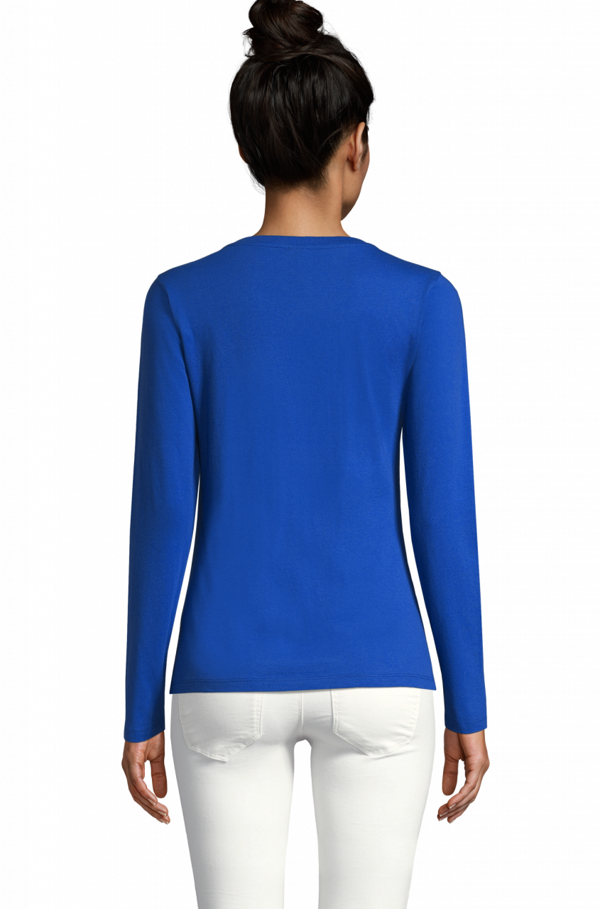 SOL'S MAJESTIC - WOMEN'S ROUND COLLAR LONG SLEEVE T-SHIRT