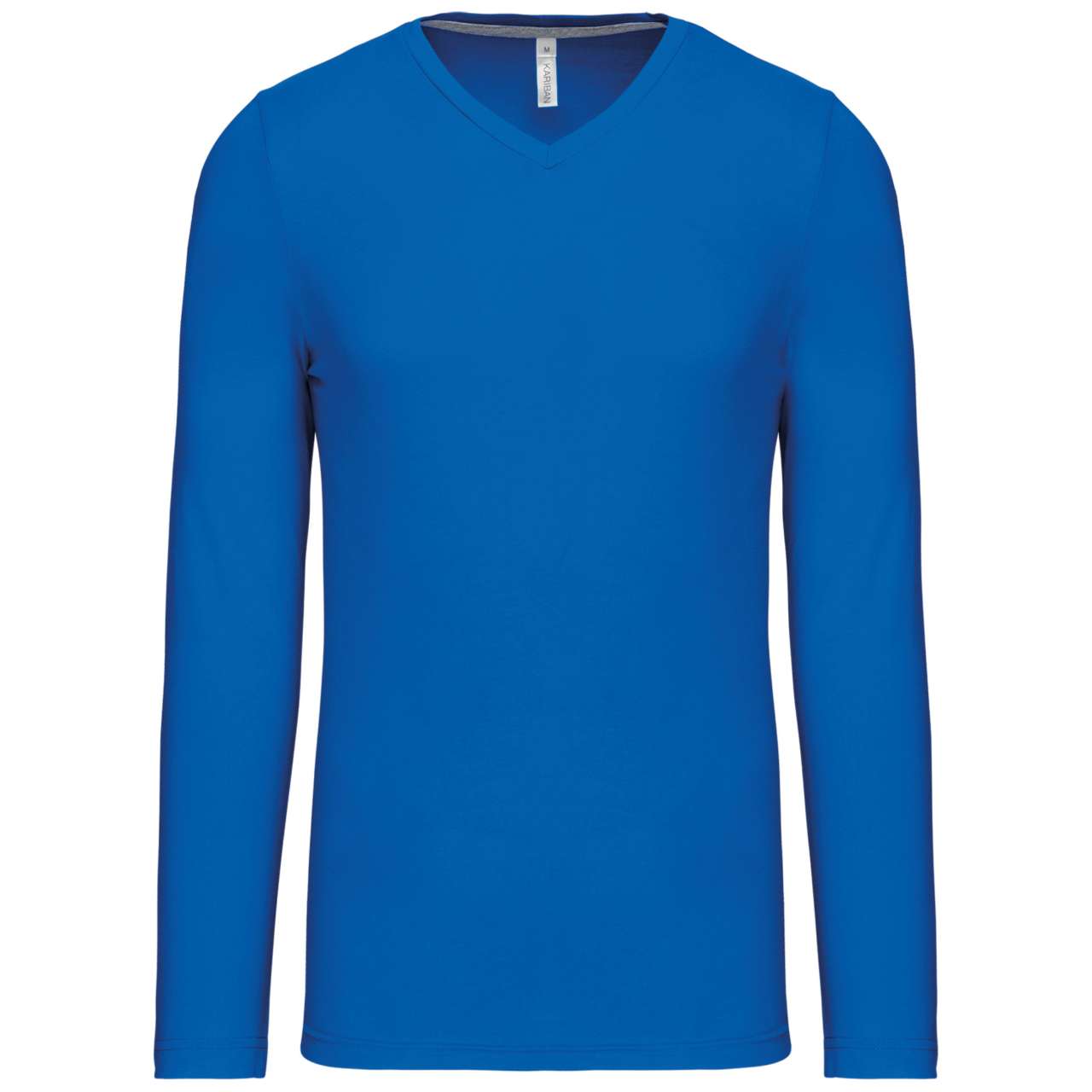 MEN'S LONG-SLEEVED V-NECK T-SHIRT