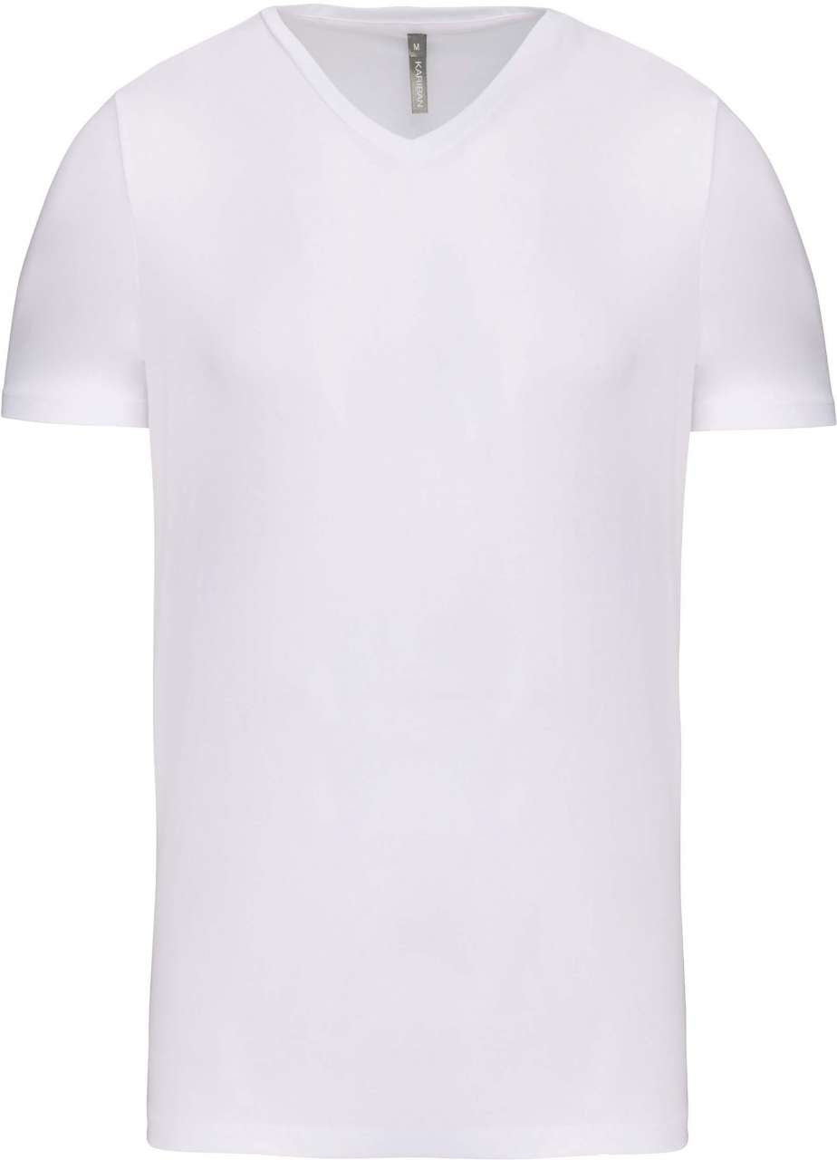 MEN'S SHORT-SLEEVED V-NECK T-SHIRT