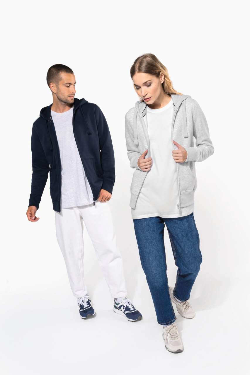 SWEAT-SHIRT À CAPUCHE AVEC FERMETURE ÉCLAIR POUR HOMME