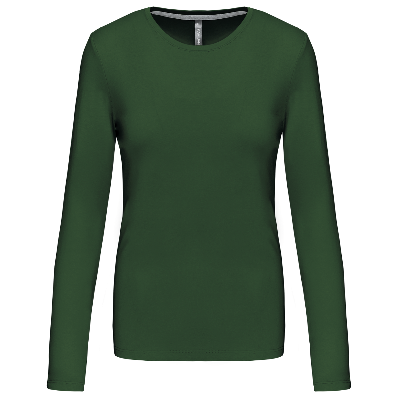 LADIES' LONG-SLEEVED CREW NECK T-SHIRT
