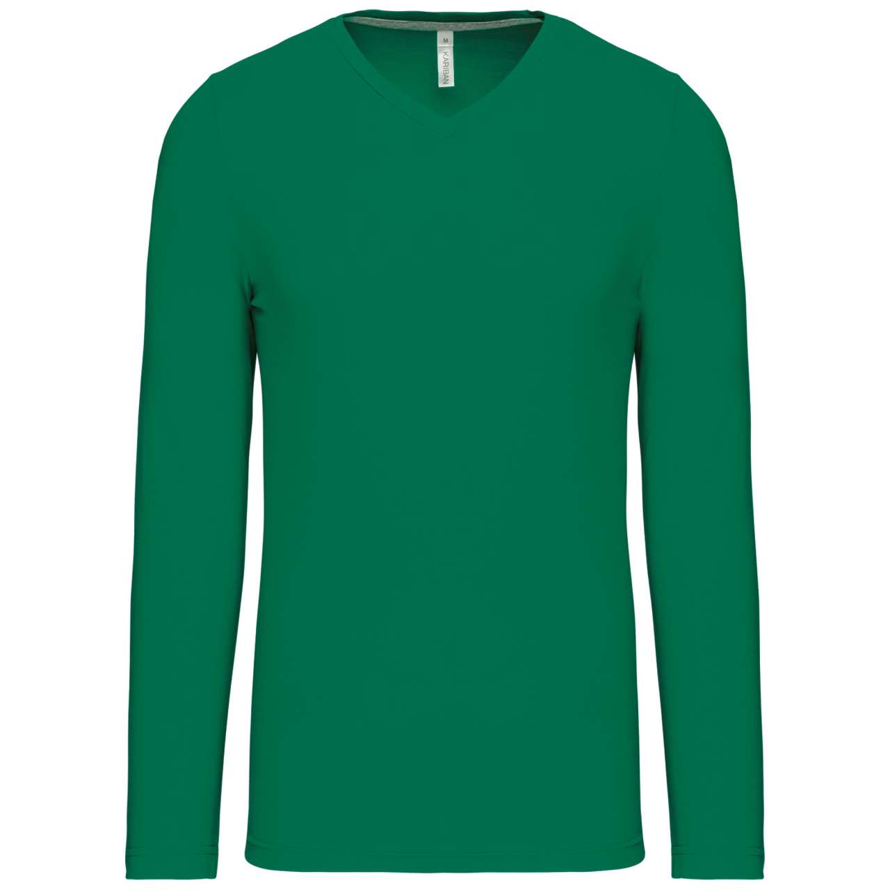 MEN'S LONG-SLEEVED V-NECK T-SHIRT