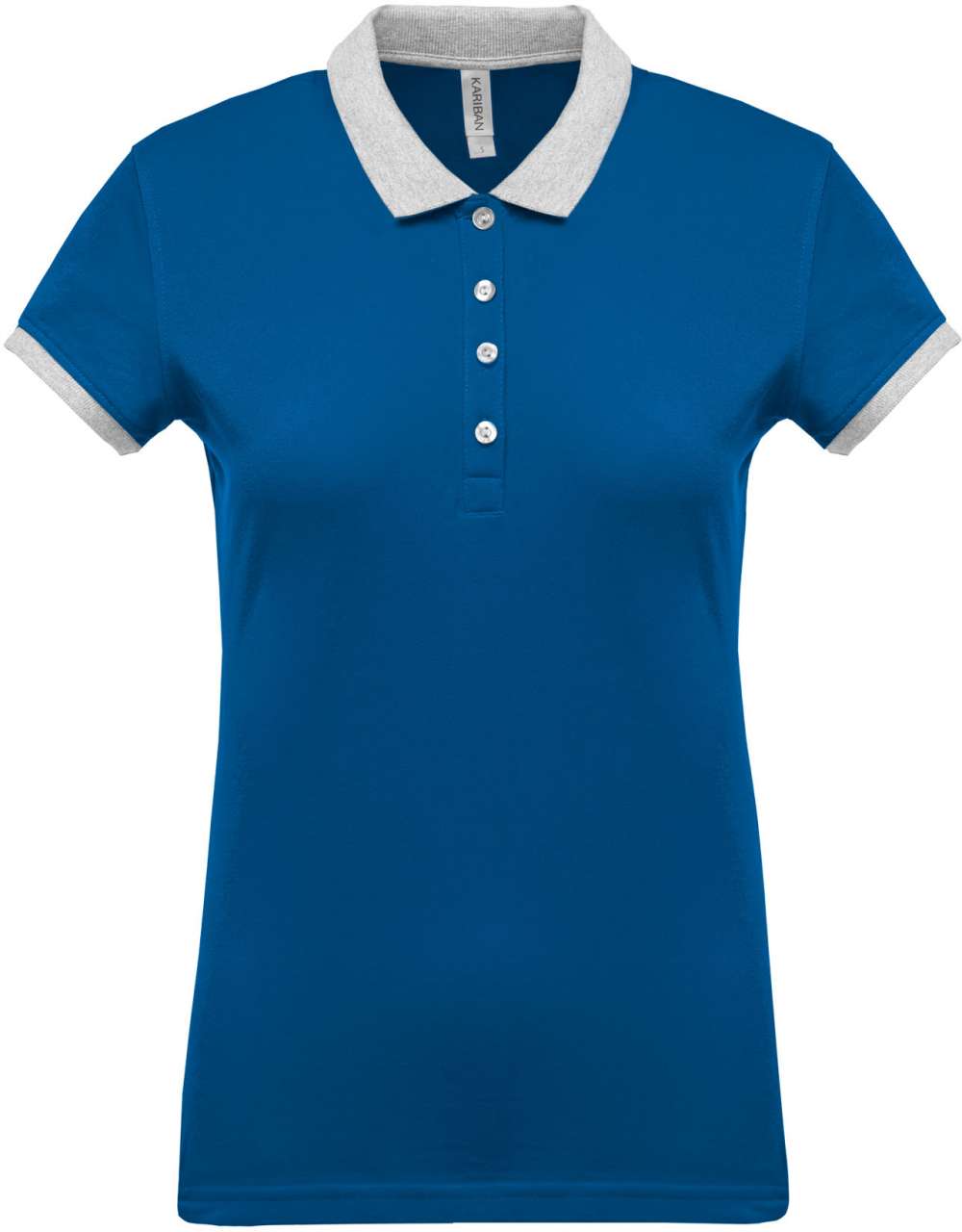 POLO PIQUÉ BICOLORE FEMME