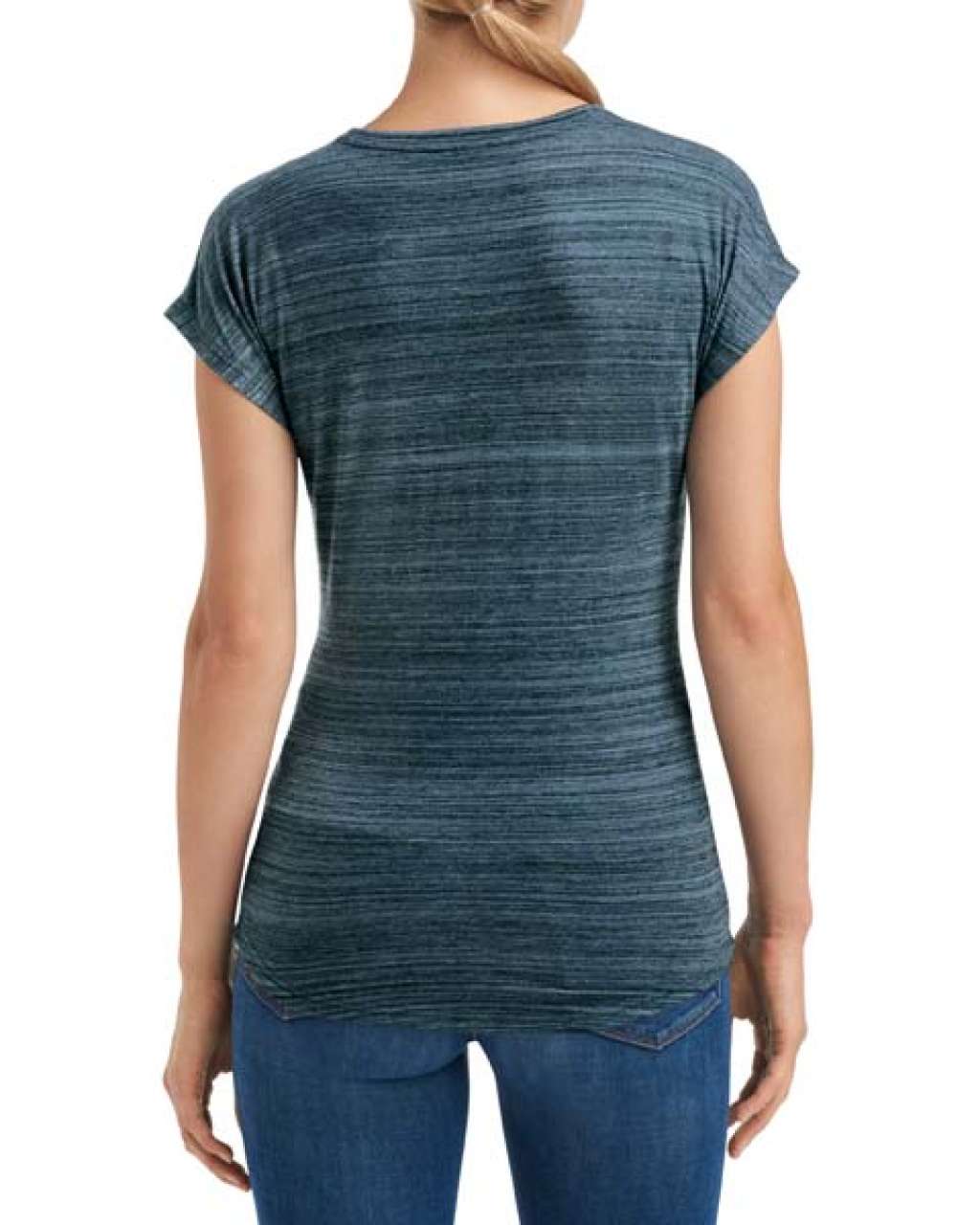 WOMEN'S TRI-BLEND V-NECK ID TEE