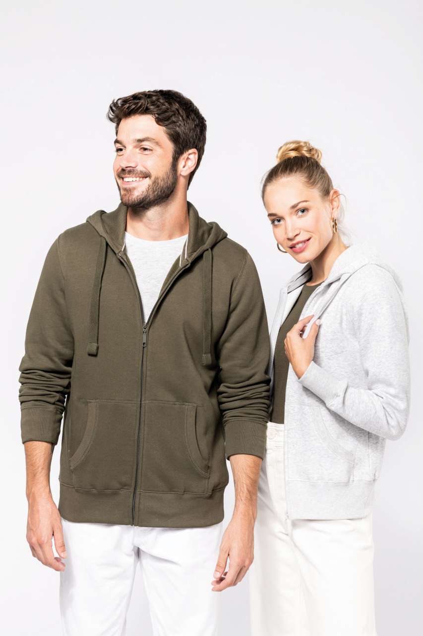 SWEAT-SHIRT À CAPUCHE AVEC FERMETURE ÉCLAIR POUR HOMME