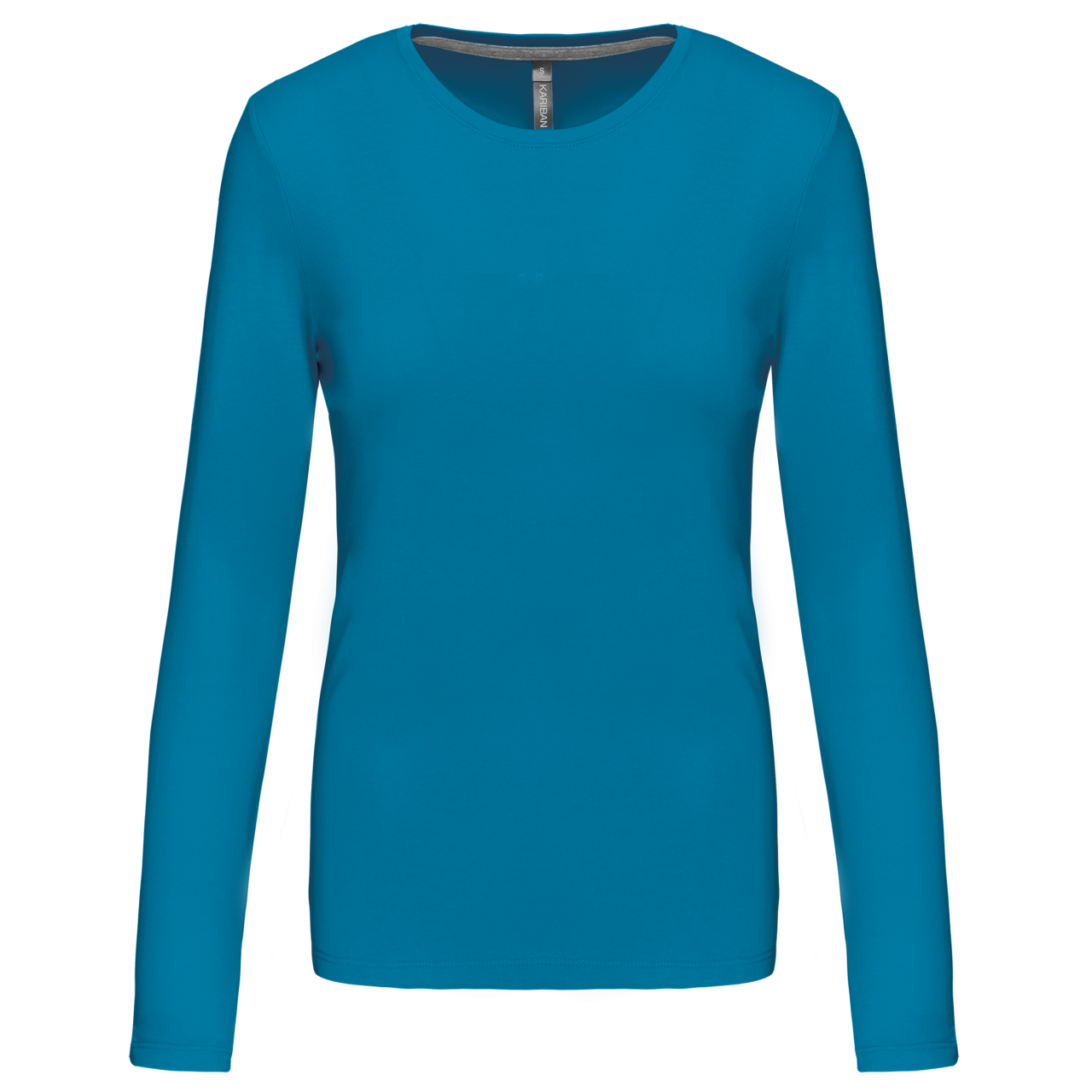 LADIES' LONG-SLEEVED CREW NECK T-SHIRT