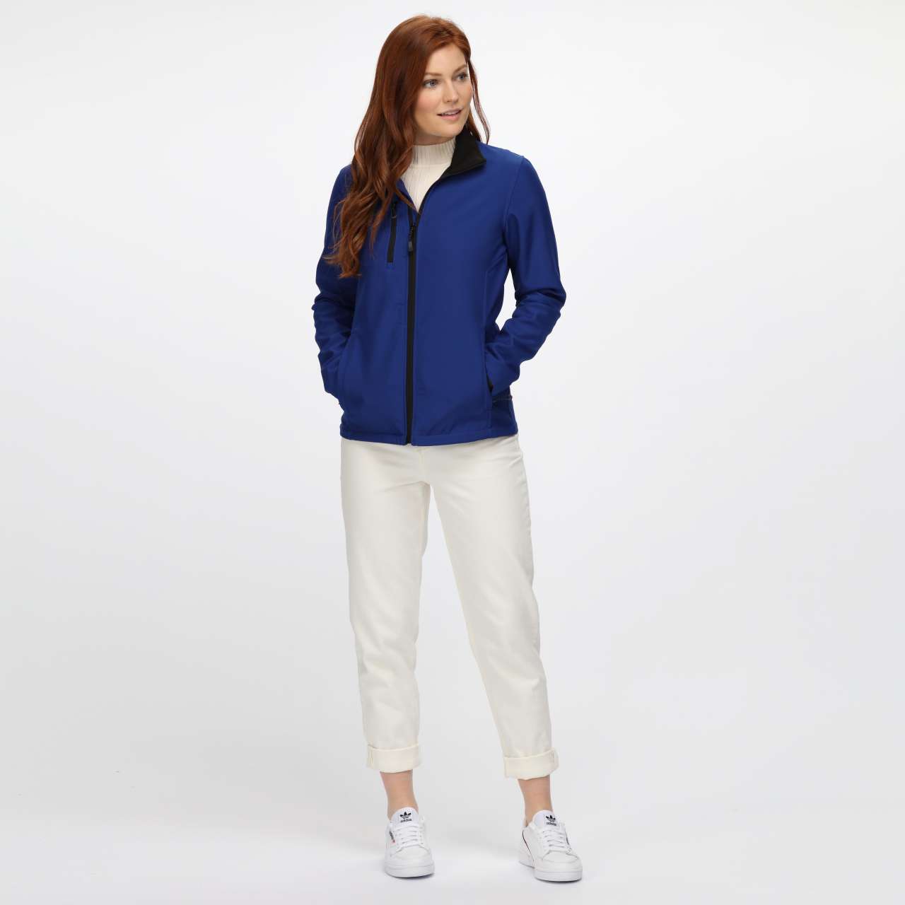 WOMEN'S HONESTLY MADE RECYCLED PRINTABLE SOFTSHELL JACKET
