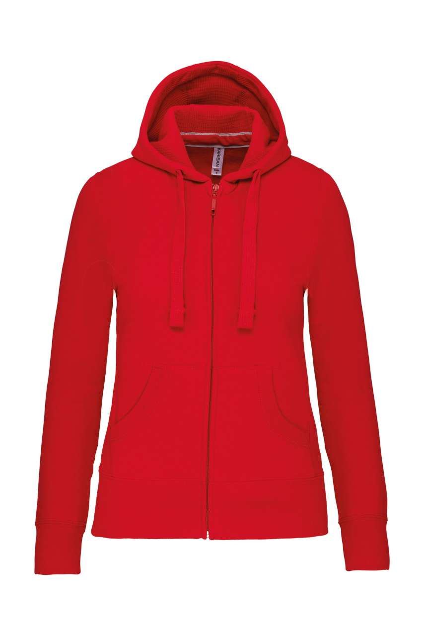 SWEAT-SHIRT À CAPUCHE AVEC FERMETURE ÉCLAIR POUR FEMME