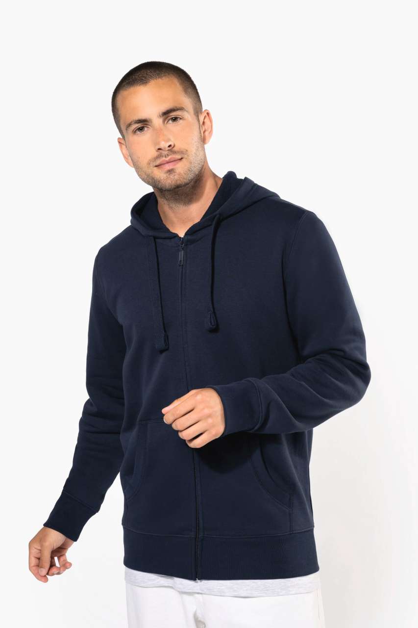SWEAT-SHIRT À CAPUCHE AVEC FERMETURE ÉCLAIR POUR HOMME