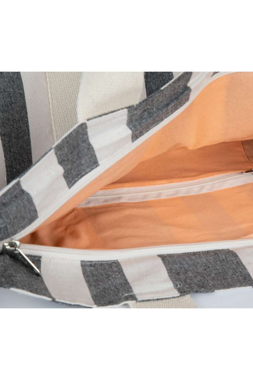 RECYCLED SHOPPING BAG - STRIPED PATTERN