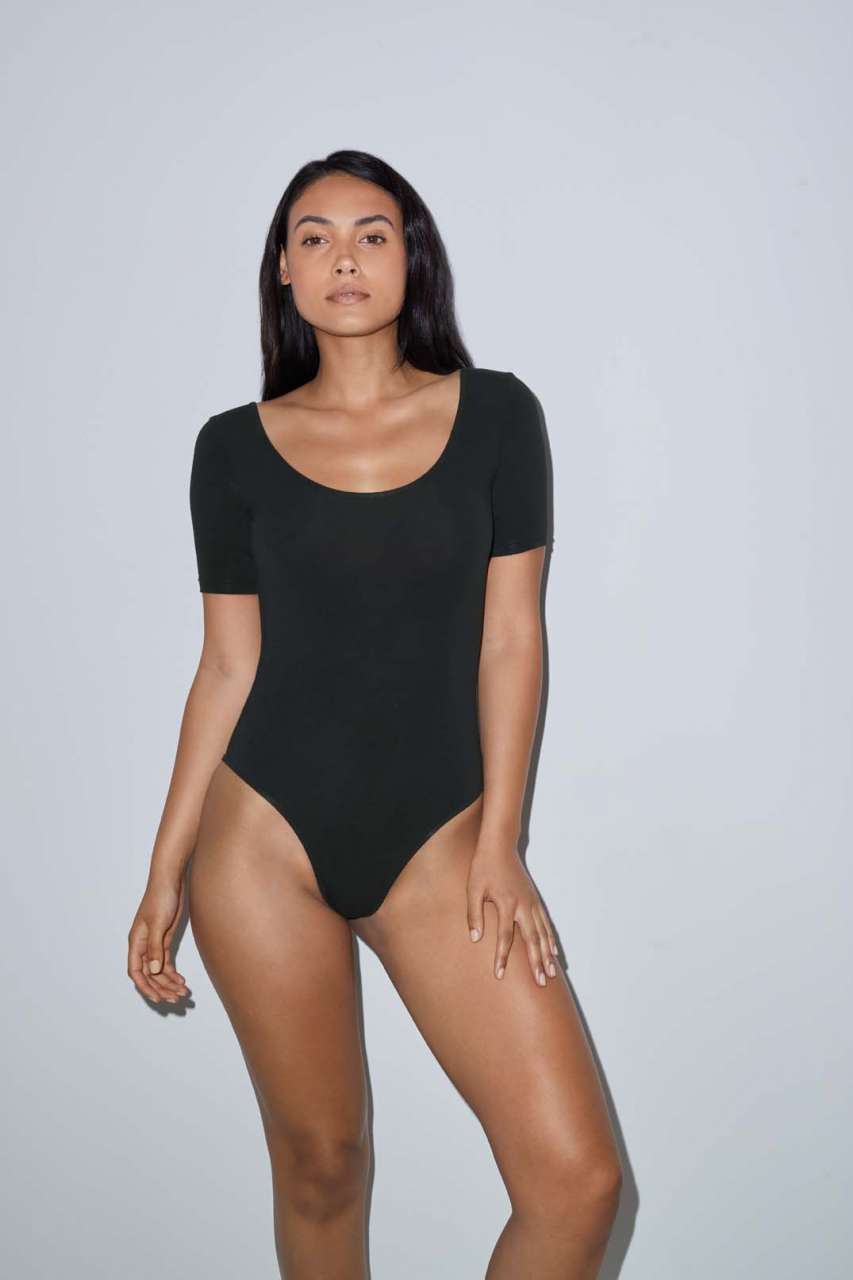 WOMEN'S COTTON SPANDEX DANCE BODYSUIT